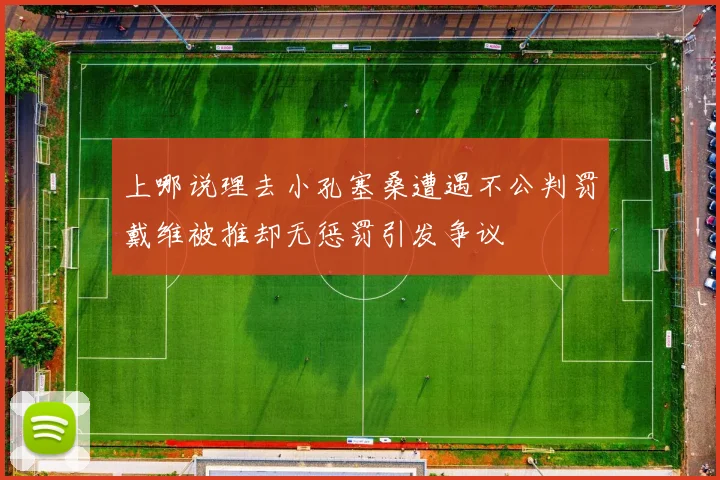 上哪说理去小孔塞桑遭遇不公判罚戴维被推却无惩罚引发争议